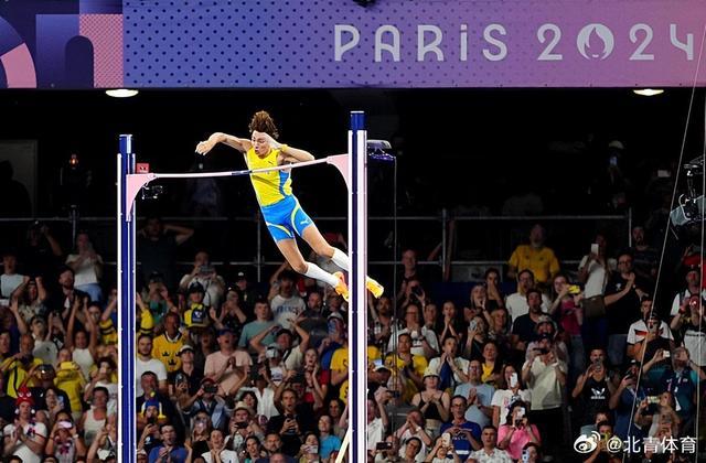 瑞典名将破世界纪录成绩撑杆跳摘金 第九次刷新世界纪录