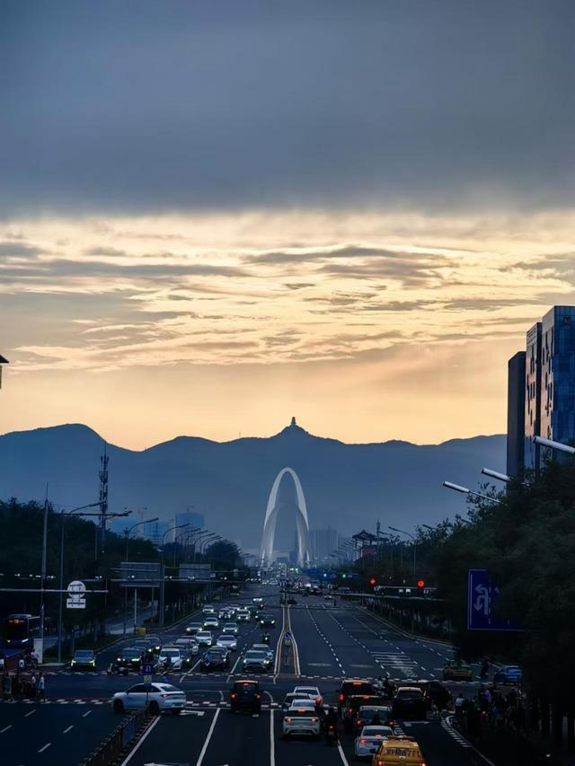 北京落日打卡地 长河印象，浪漫晚霞画卷