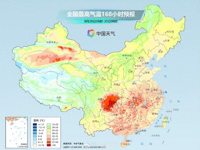 四川重庆高温将持续到9月初 局地或达40～42℃