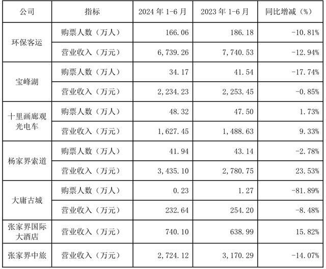 张家界上半年亏损逾6000万 旅游业复苏遇阻