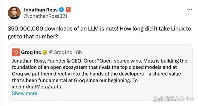 全球3.5亿下载量破纪录，Llama家族暴涨10倍，开源帝国掀AI革命 企业应用遍地开花