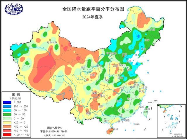 今夏北京降水量为1961年以来历史同期第三多