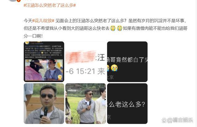 汪涵怎么突然老了这么多": 白发与智慧的见证