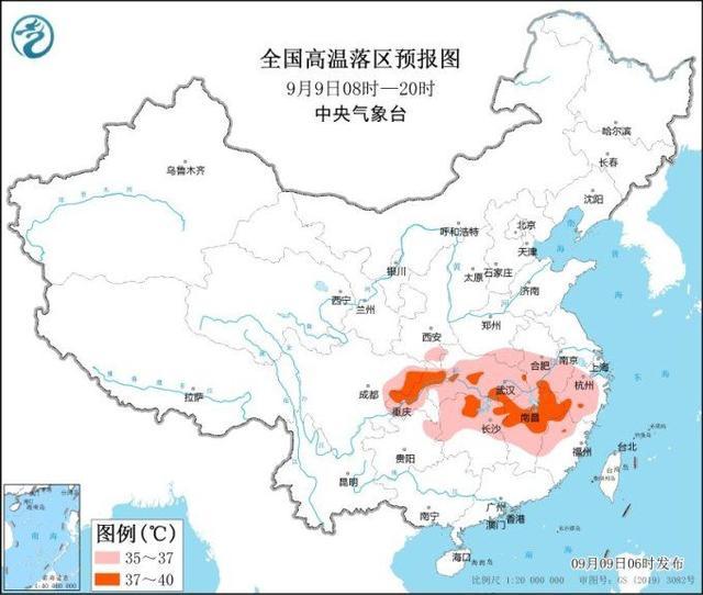 北方降雨降温南方多地继续高温 南方高温强度减弱