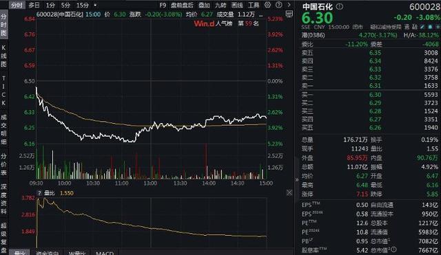 A股“三桶油”市值一日蒸发近800亿 国际油价重挫下的连锁反应