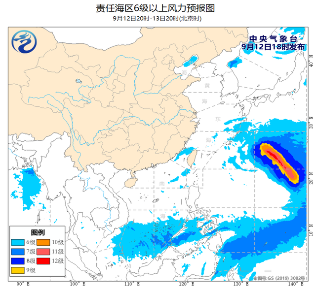 我国东部海域将受台风影响