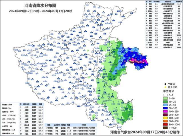 豫东出现暴雨大暴雨 商丘局部大暴雨成重灾区