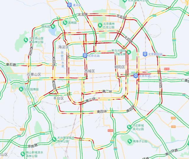 北京明日上班不限行 早晚高峰或严重拥堵 出行预警