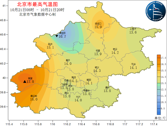 气温将回升！北京未来几日几天晴朗“控场” 秋色温柔再现