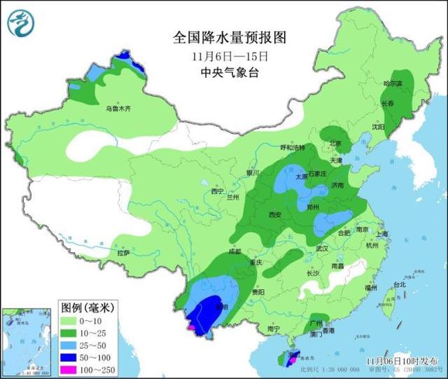 未来10天全国大部地区气温偏高