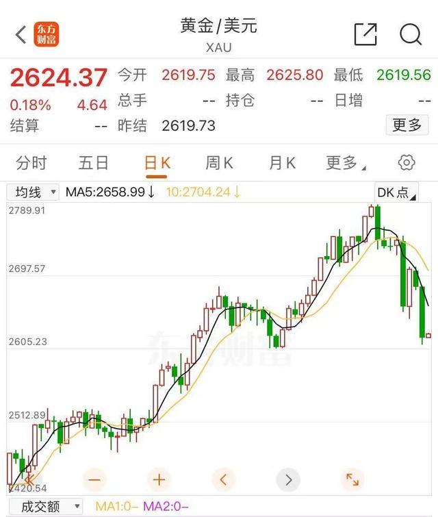 金价跳水有人提前变现38万 投资者连夜抛售黄金