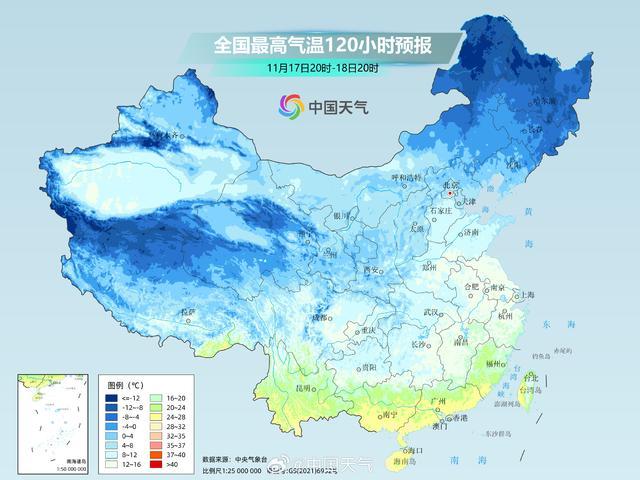 冷空气发货!降温预报图冻到发紫了 全国大部气温骤降