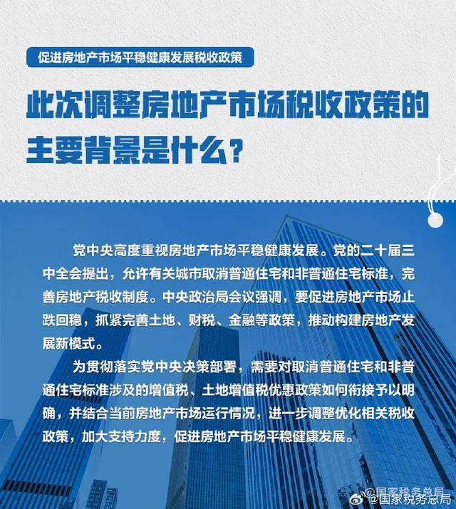  房地产税收新政做了哪些调整