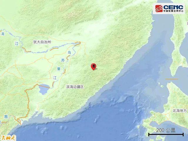 深夜，俄罗斯发生6.0级地震！震源深度达440公里