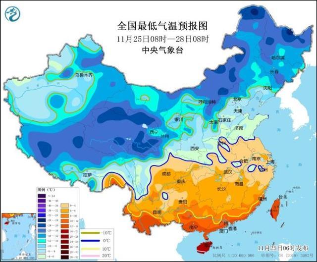 中央气象台3预警齐发 暴雪寒潮大风来袭