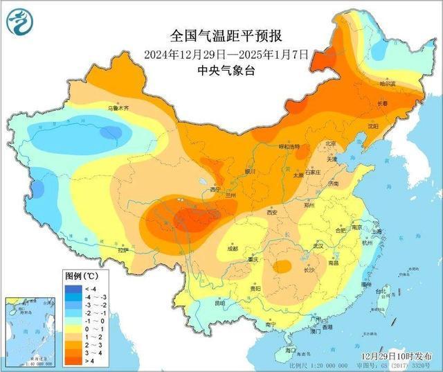 这是要“入春”？全国大部将以偏暖状态跨年 升温势头持续