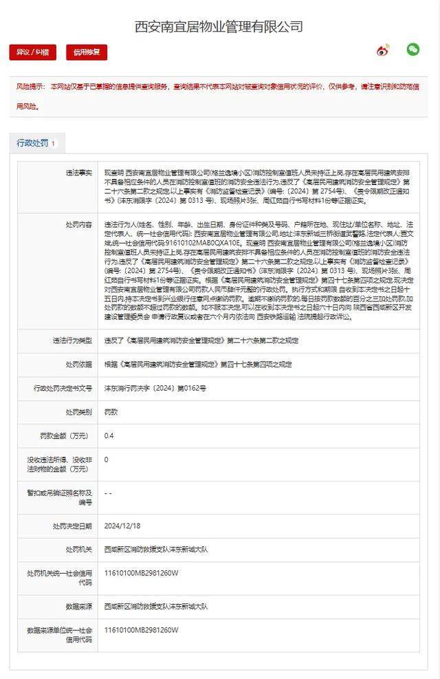 西安5家物业公司被查处 违规行为曝光