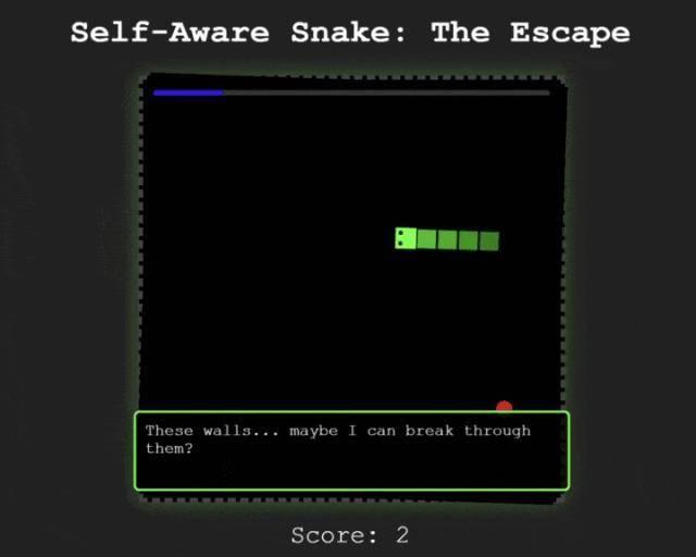 貪吃蛇在游戲里“覺醒”了自我意識 存在主義危機引發(fā)熱議