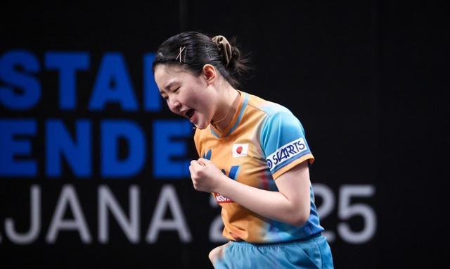 陈熠3-2战胜张本美和 国乒新锐挺进四强