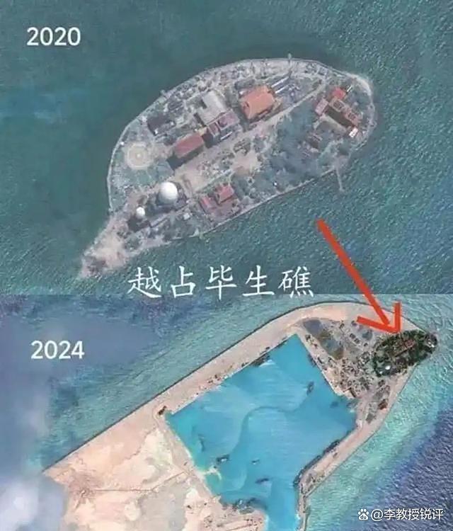越南在南沙群岛疯狂扩张已填21个岛礁 加剧区域紧张态势
