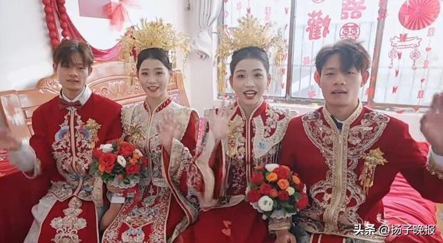 雙胞胎兄弟同天迎娶雙胞胎姐妹 復(fù)制粘貼的幸福