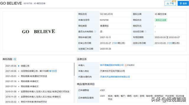 狗不理英文商标竟是“GO BELIEVE” 独特译名引热议