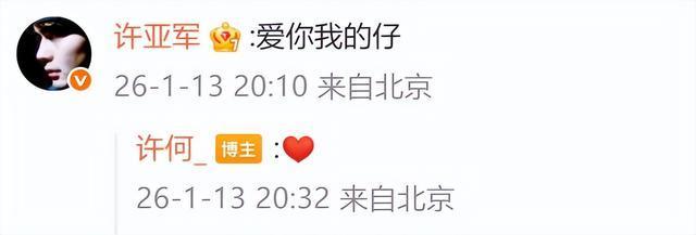 许何悼念母亲何晴许亚军留言 母爱永恒