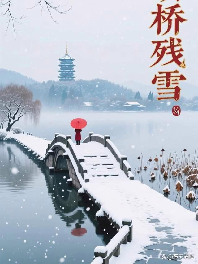 杭州西湖现“断桥残雪” 大寒雪景好意思如画