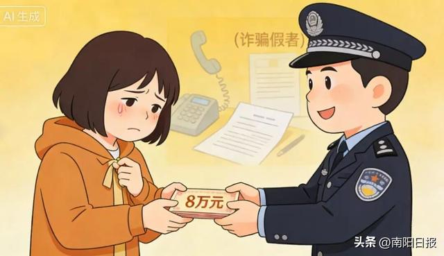 女子9万存款被盗刷警方追赃 骗子冒充客服设局