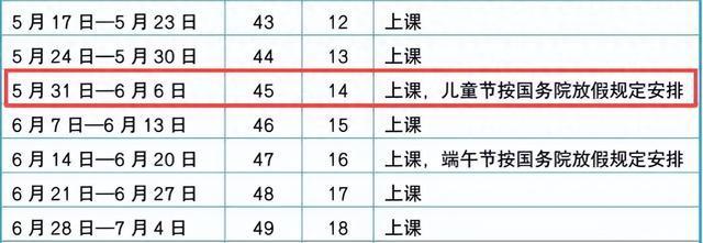 深圳不满14周岁的少年儿童六一放假