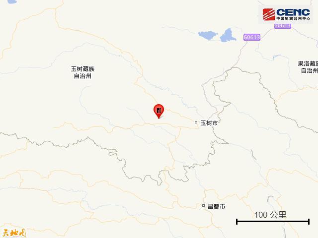 青海玉树州玉树市发生3.6级地震