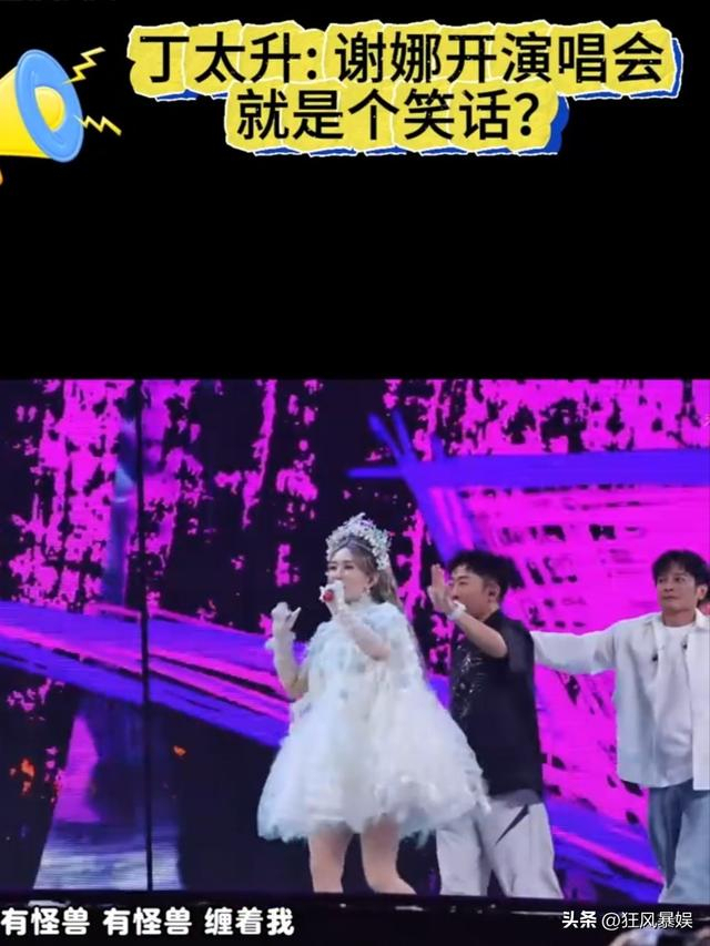 丁太升回应谢娜演唱会争议 毒舌与跨界碰撞