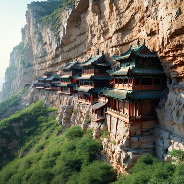 山西《何以悬空寺》实景演出,获业内满分好评