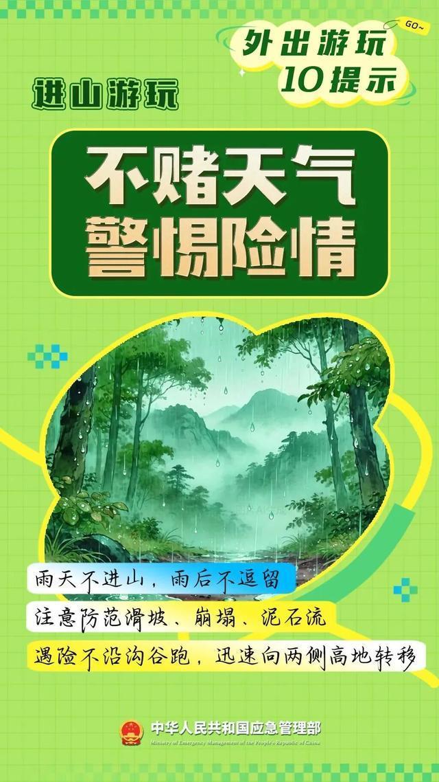 假期出片安全指南 防灾避险要点