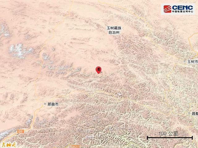 青海玉树州杂多县发生5.3级地震 震源深度10公里
