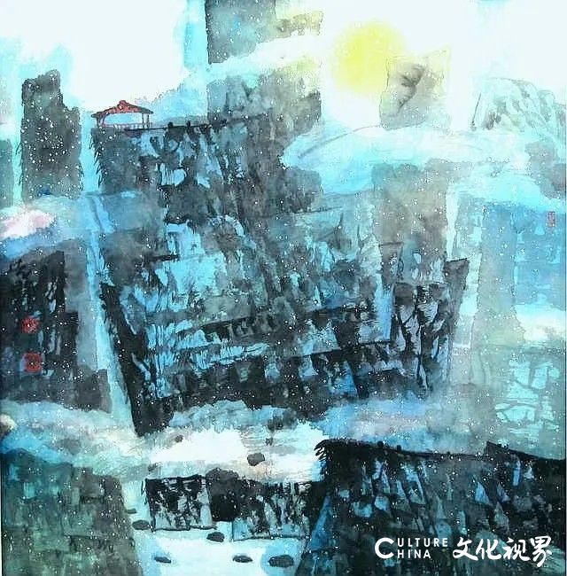 赵先闻·山水画丨色墨共生中,重构东方山水的当代意境