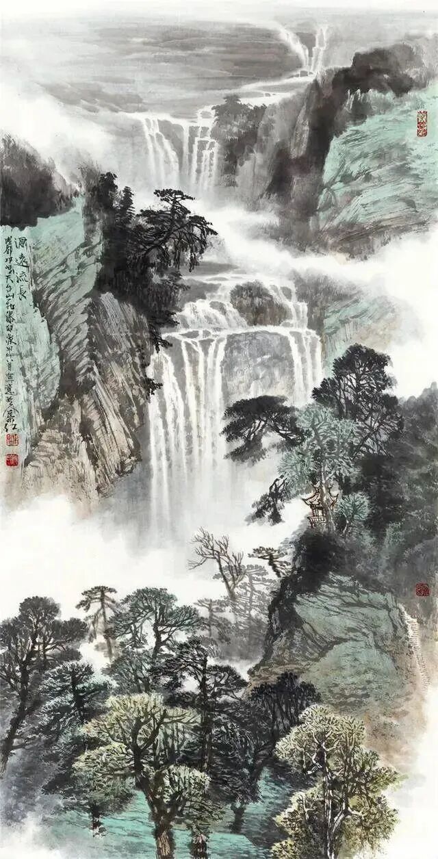 姚叶红·山水画 | 让巴山蜀水的雄奇与灵秀，在纸间生长出兼具骨力与气韵的生命气象