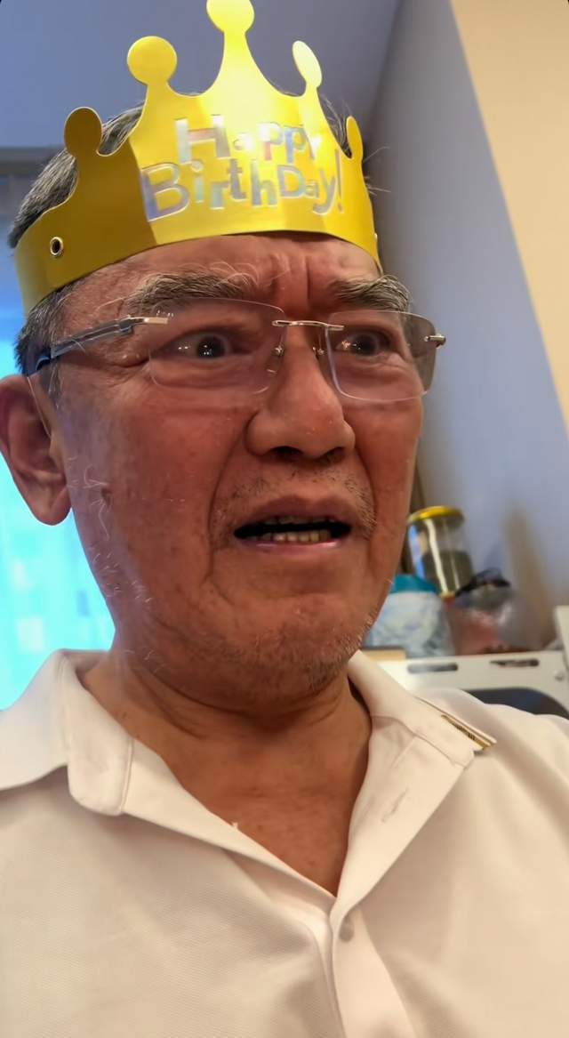 72岁李立群携妻女庆生，女儿李元元罕见出镜，33岁仍未婚惹老父亲心疼