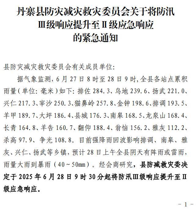 貴州榕江：人員不要滯留 全員撤離