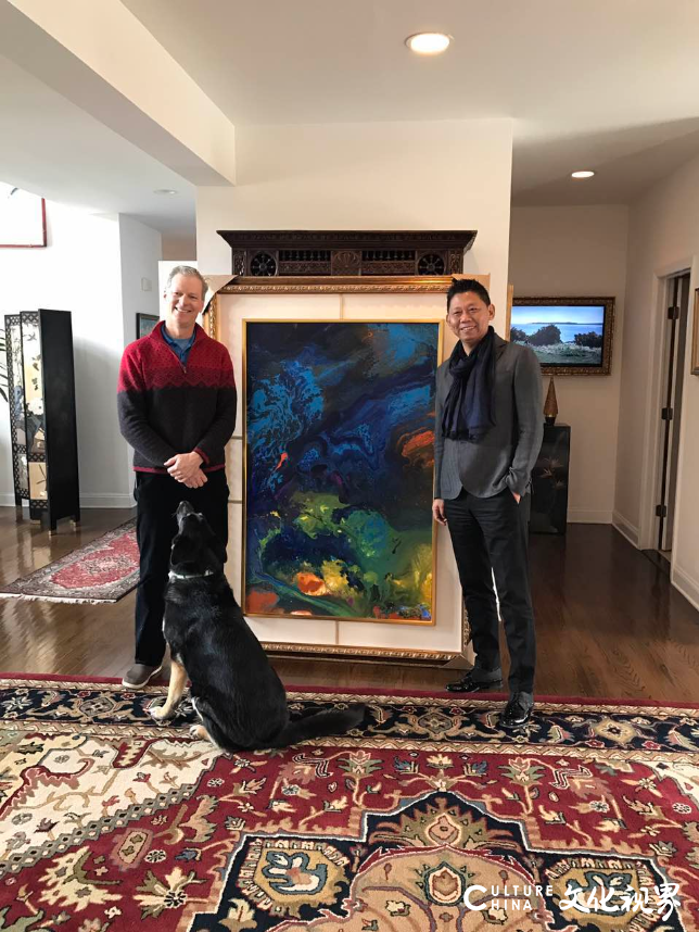 把春天“画”进美国名校——曹俊作品《春潮》入藏耶鲁大学