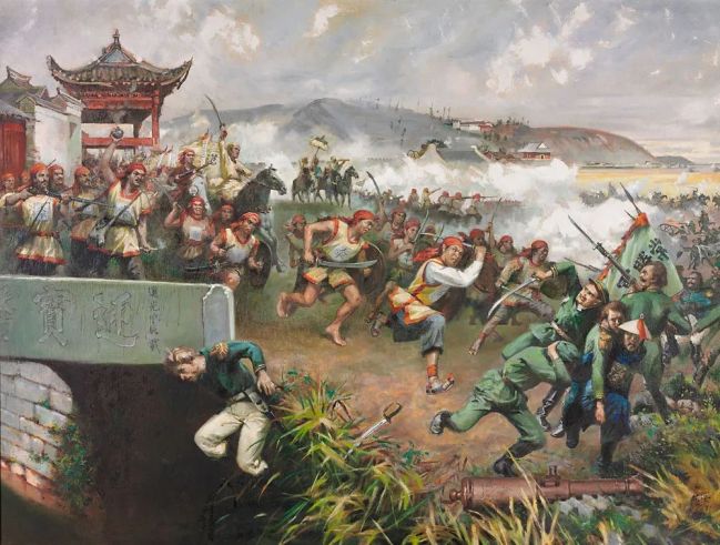 鸦片战争中，清军不带粮草作战，遭到当地民众坚壁清野