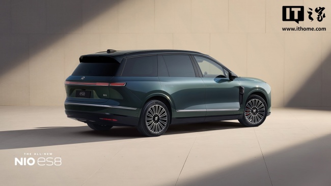 中国市场尺寸最大纯电 SUV:全新蔚来 ES8 预售,41.68 万 / 租电 30.88 万元起