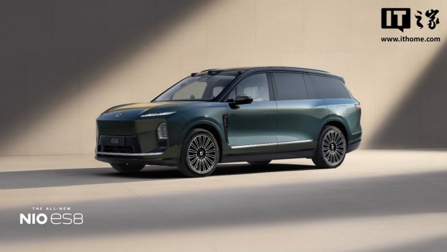 中国市场尺寸最大纯电 SUV:全新蔚来 ES8 预售,41.68 万 / 租电 30.88 万元起