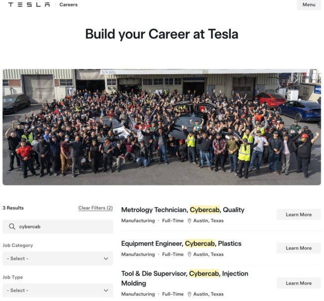 目标年产能 200 万辆，特斯拉为 Cybercab 生产招聘关键人员