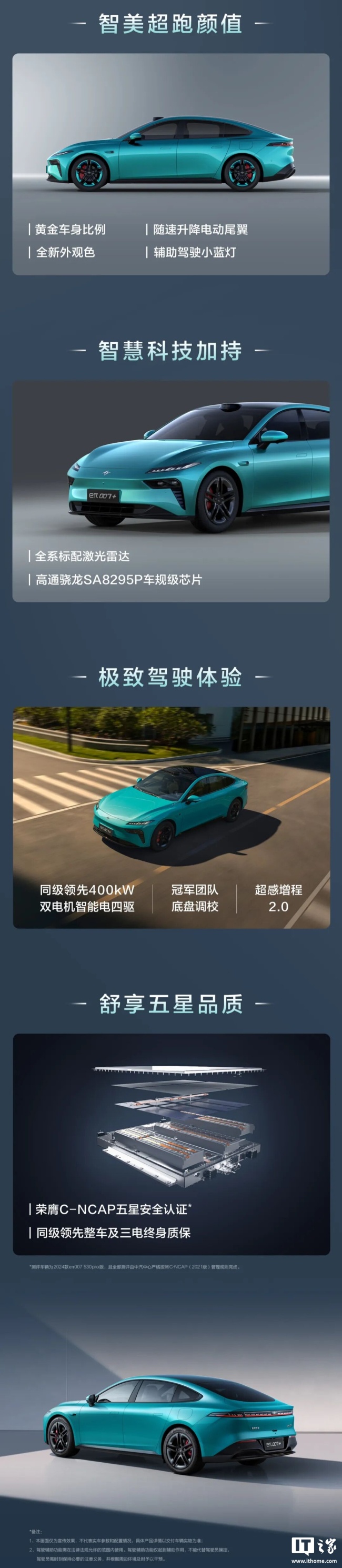 东风奕派“智美超能轿跑”eπ007+ 预售：标配激光雷达、骁龙 SA8295P 车规级芯片，14.99 万元起