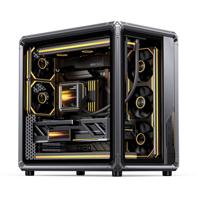 599 元：乔思伯推出 X400 系列机箱，分仓式海景房 + 外骨骼架构、支持背插主板