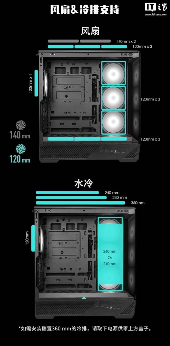 微星推出 MAG PANO 131L PZ 系列海景房 ATX 机箱，黑白双色售 399 元起