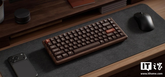 Keychron 推出 K2 HE 全木特别版机械键盘：三模连接，佳达隆双轨磁轴
