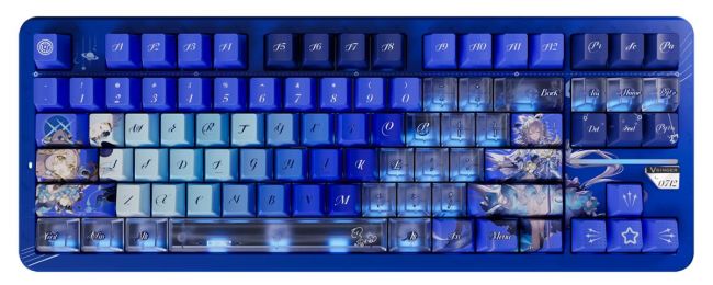 前行者 × 洛天依歌行宇宙 X87S 键盘预售:限量 712 套,首发特惠价 399 元