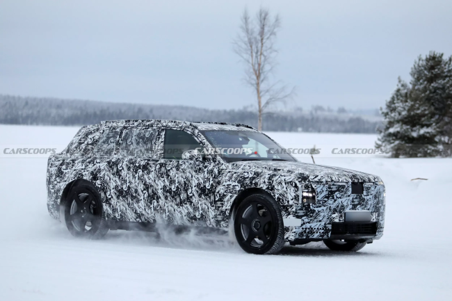 下一代劳斯莱斯库里南谍照曝光：设计更显力量感，有望采用纯电驱动